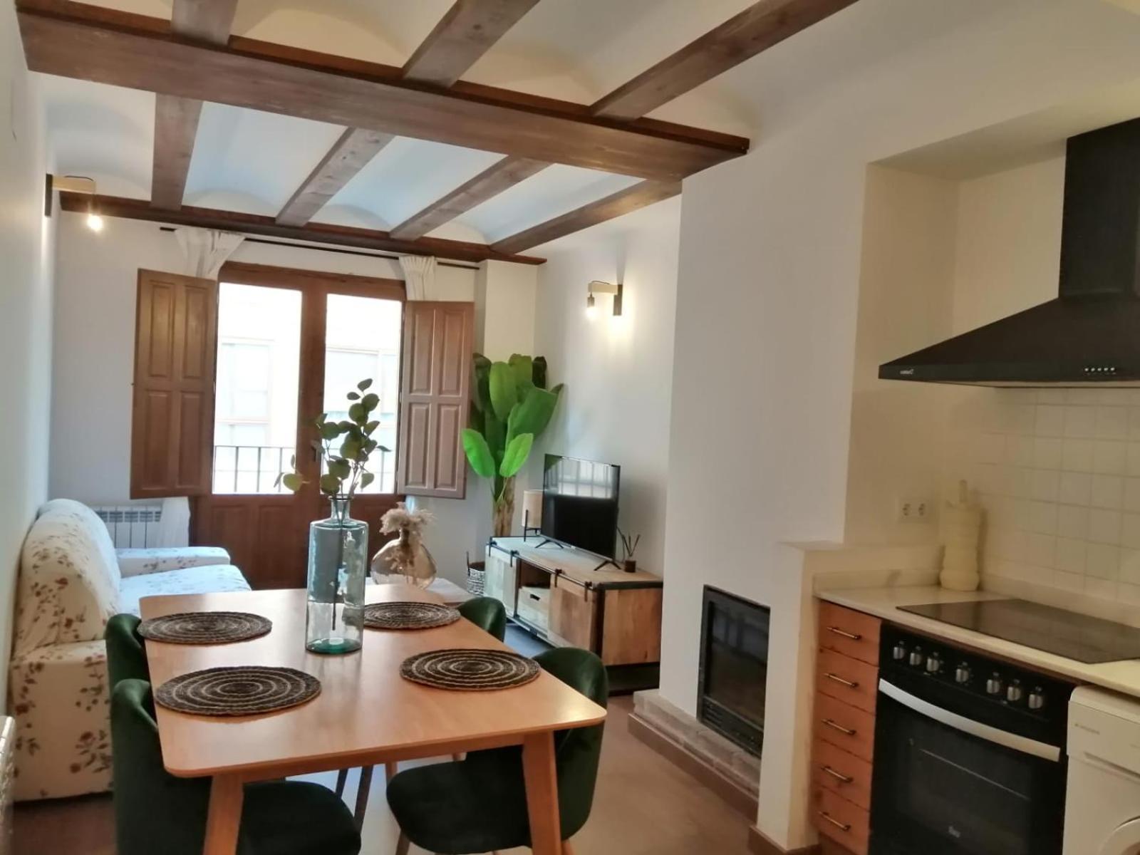 Apartamentos Casa Meme Mora de Rubielos Dış mekan fotoğraf
